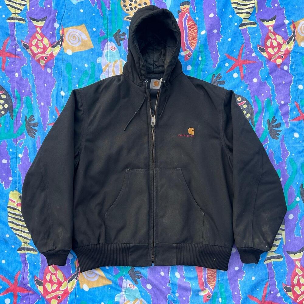Vintage 90s Carhartt Extreme Men's XL Coat Black